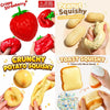 Food Shaped Crunchy Squishy Toy Set