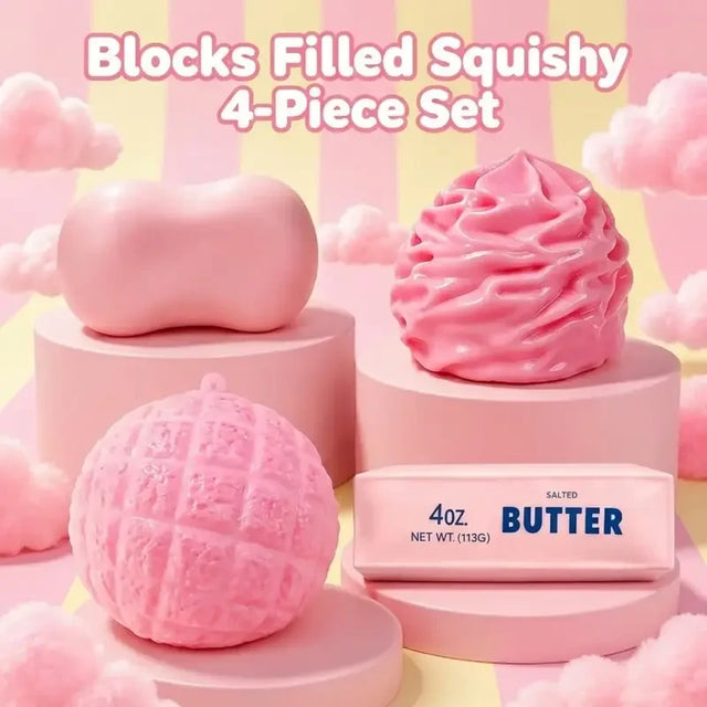 Crunchy Squishy Stress Relief Toy Set